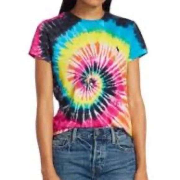 Polo by Ralph Lauren Tie-Dye Short Sleeve Tee size S - Picture 1 of 4